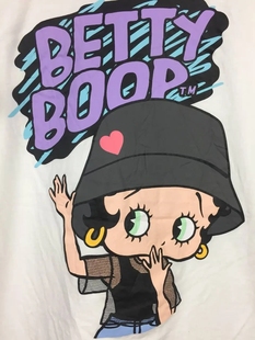 BettyBoop short sleeves Y2K style vintage套头贝蒂小姐短袖T恤