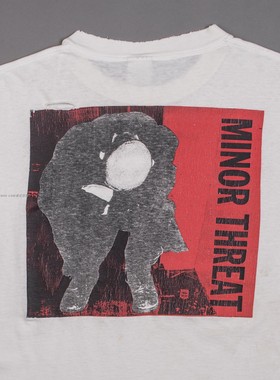 Minor Threat乐队Complete Discography Long Sleeve垂感长袖T恤