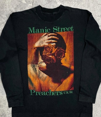 WHO CARE复古大百科 Y2K Seriously good Manic长袖T恤 美式复古