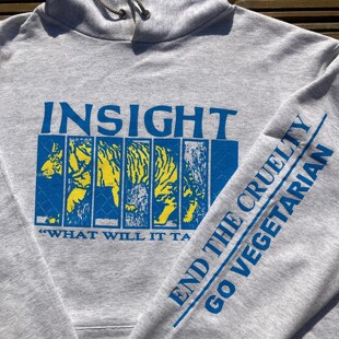 insight乐队Russell Athletic Sweatshirt百搭基础款小众连帽卫衣