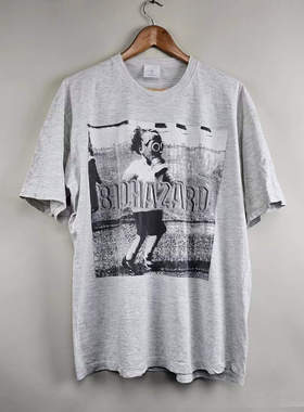 WHO CARE复古大百科90s Biohazard Statefo theworld超火短袖T恤