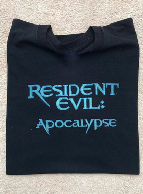 Resident Evil short sleeves美式宽松休闲短袖T恤生化危机古着