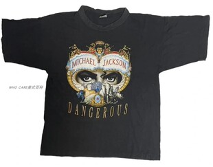 Michael Jackson logo short sleeves 迈克尔·杰克逊别致短袖T恤