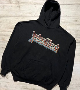 Judas Priest Big Face Sweatshirt pink look摇滚乐队连帽卫衣