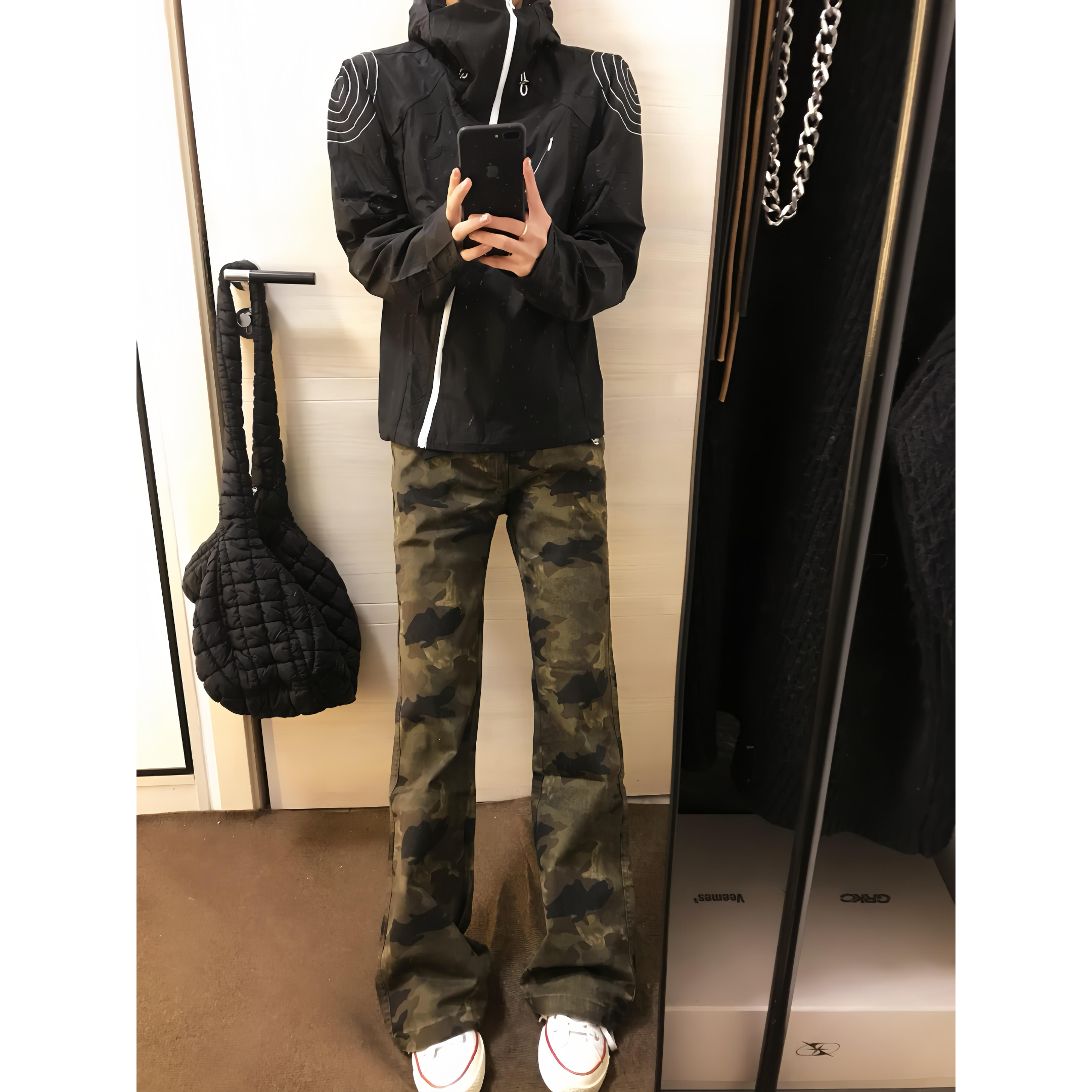 cleanfit迷彩牛仔裤男款