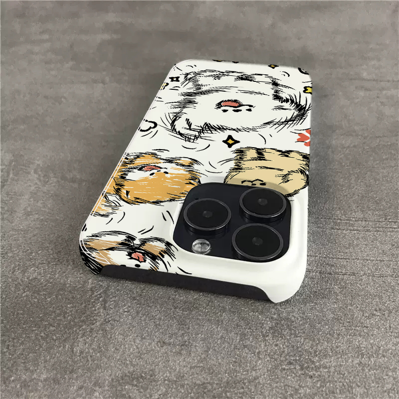 甩毛小狗狗适用VIVO手机壳V20PRO新款S9E全包Y100菲林Z5I硬壳U3X保护套IQOONEO7竞速版ins薄Z6小众X90PRO高级