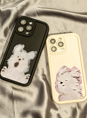 风中凌乱狗适用OPPOA97手机壳F11保护套新款K10情侣女RENO10PROPLUS全包REOPPOALMEV23高级外套5g硅胶软壳女