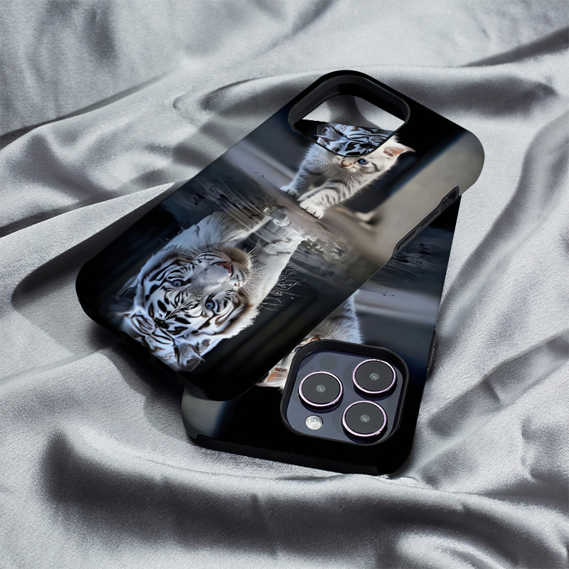 心中有猛虎iphone16Promax手机壳13适用苹果15plus保护套菲林硬壳12mini二合一XS/XR高级11防摔7/8/SE2全包14