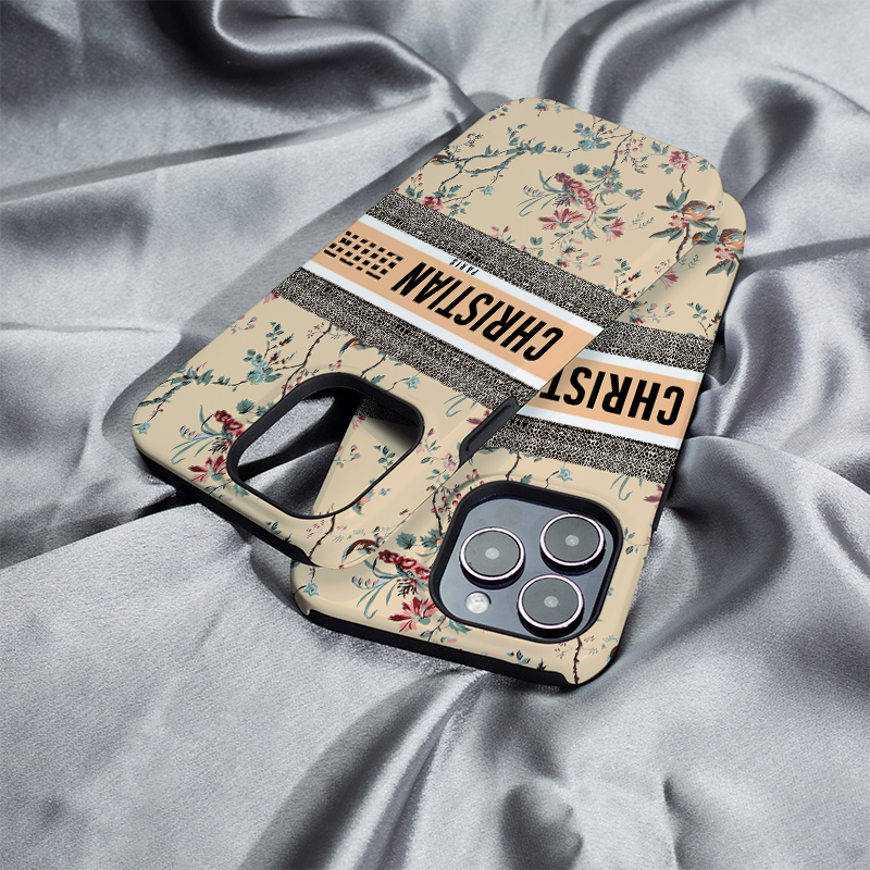 名牌小碎花iphone16Promax手机壳13适用苹果15plus保护套菲林硬壳12mini二合一XS/XR高级11防摔7/8/SE2全包14