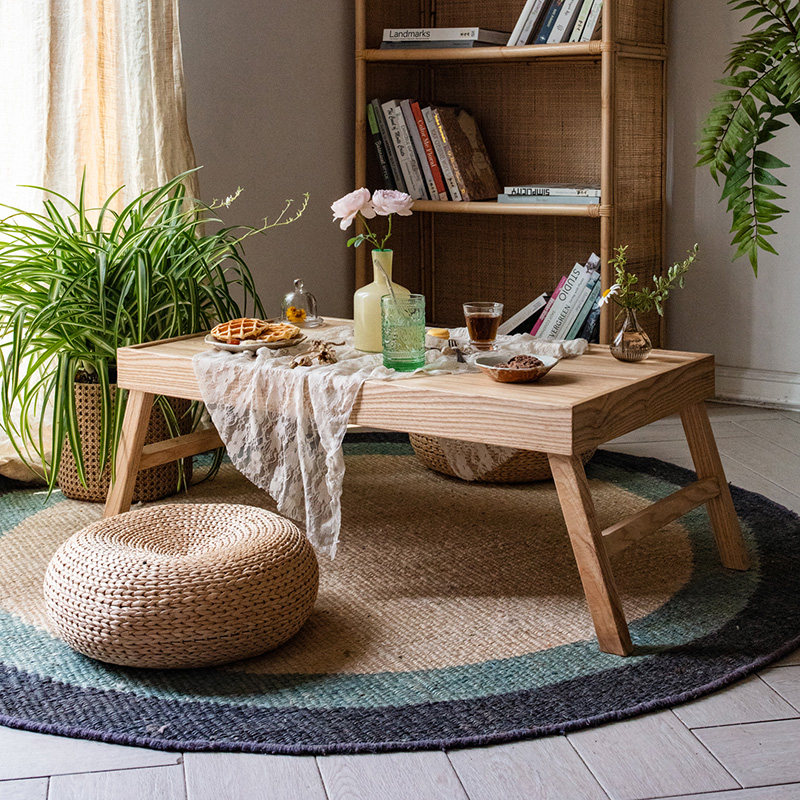 日式禅意可折叠茶桌茶室矮桌