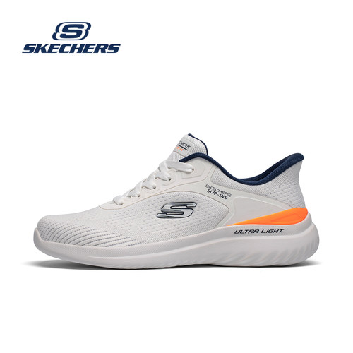 斯凯奇官方男鞋2026新款夏季闪穿鞋软底减震跑步鞋舒适休闲运动鞋