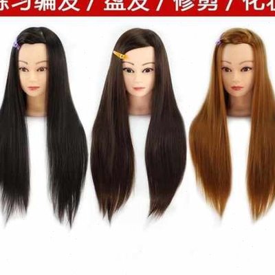 促销学理发店假发人头模特头剪发模具头美发头模型假人头发造型头
