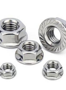 DIN6923 M12-1.25 304/A2-70 螺母 AOFENG(奥峰) 法兰螺母 DIN692