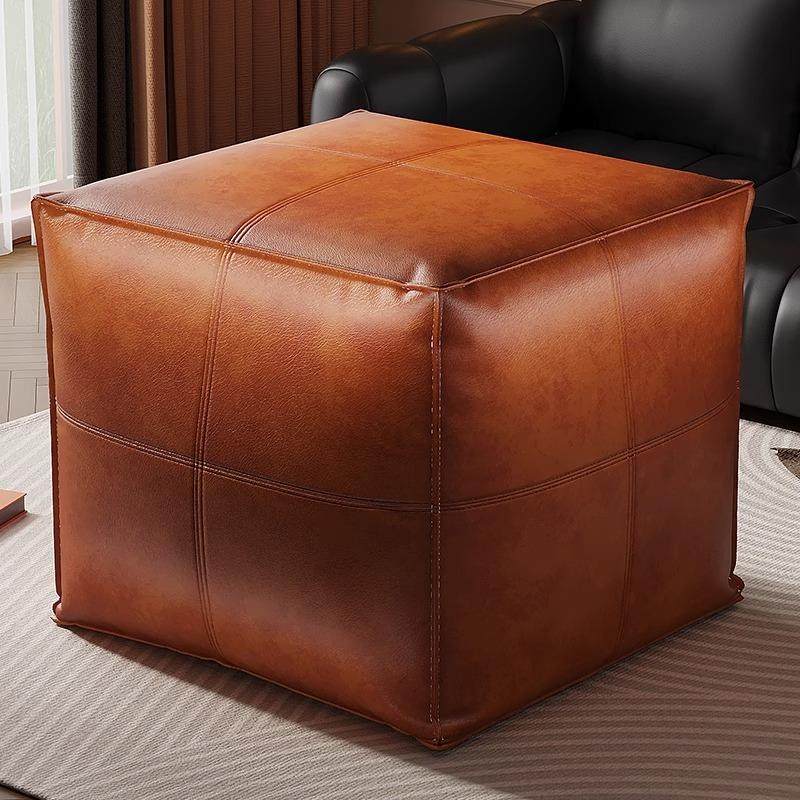 轻奢收纳坐墩二合一皮质蒲团家用客厅卧室衣物收纳袋懒人凳换鞋凳,收纳整理,收纳凳,淘宝优惠券,粉丝福利购,淘宝优惠卷