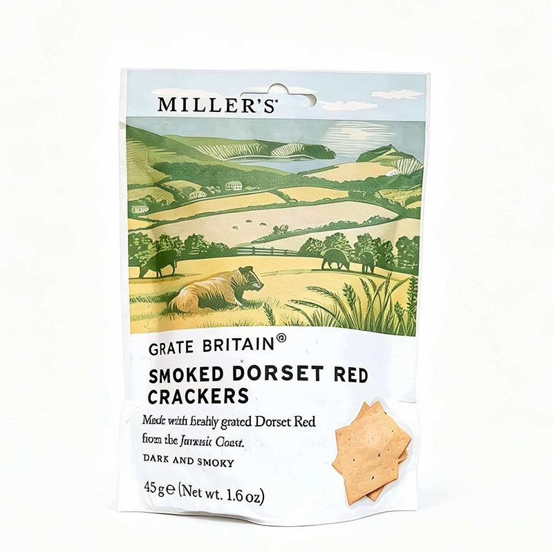 Millers米勒家英式芝士味咸脆饼干奶酪苏打饼干年货零食英国进口