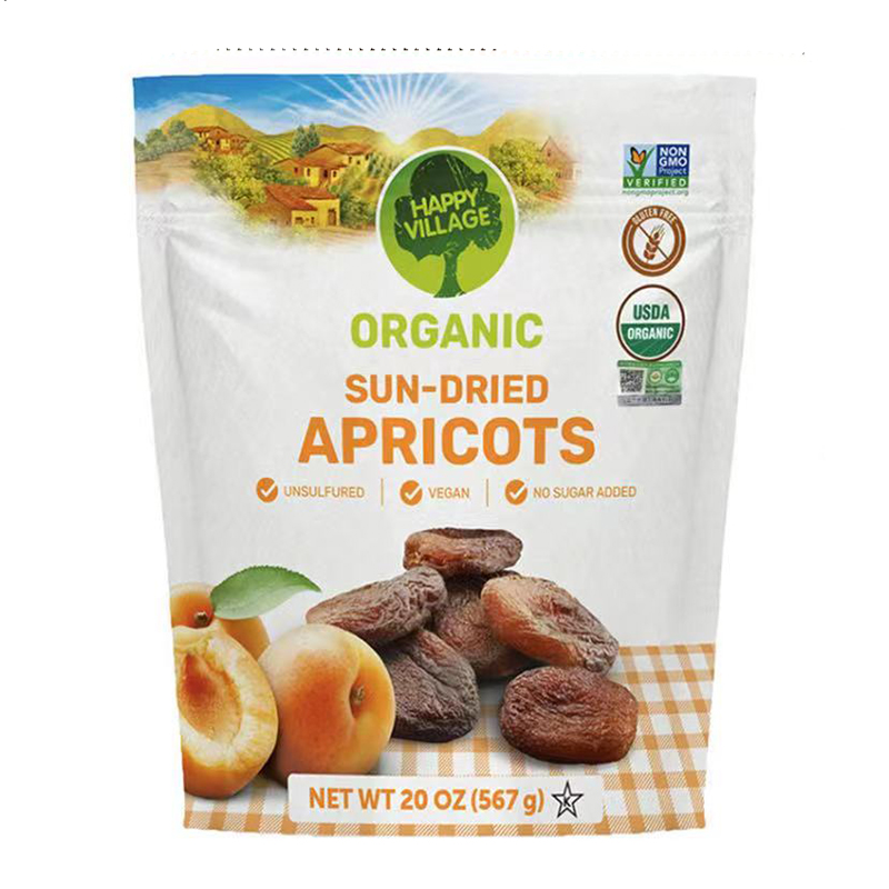 happyvillage土耳其杏干无花果干567g果干果脯蜜饯零食fudi代购