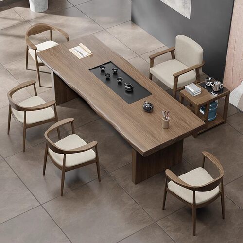 实木茶桌茶盘泡茶桌椅组合现代简
