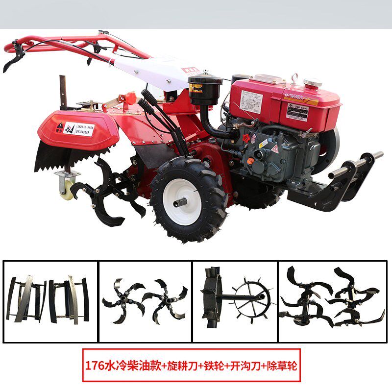 耕机机械农具耕种农用旋耕机松土耕地2018农机除草w驱犁地小型微