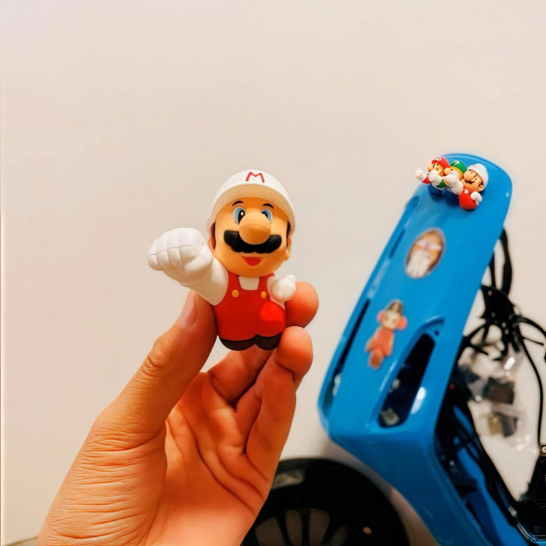 超级迷你公仔车贴无痕挂钩装饰贴
