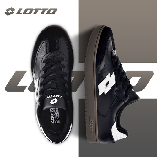 Lotto/乐途复古德训鞋休闲板鞋男