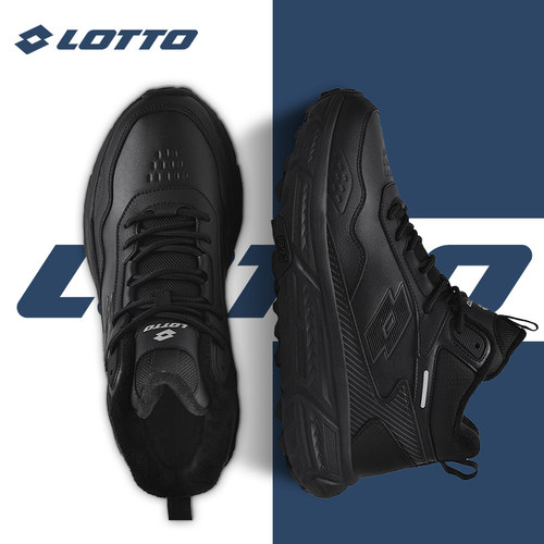 LOTTO乐途男高帮加绒加厚棉鞋