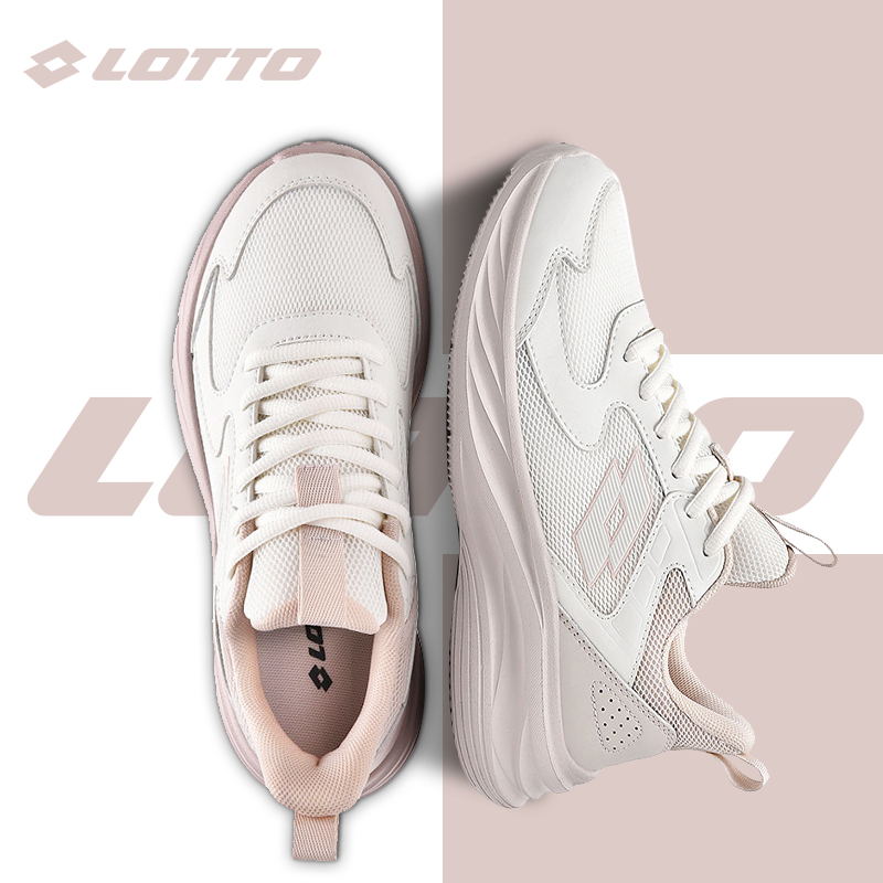 Lotto乐途女透气网面运动跑步鞋