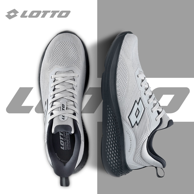 Lotto/乐途男透气网面运动跑步鞋