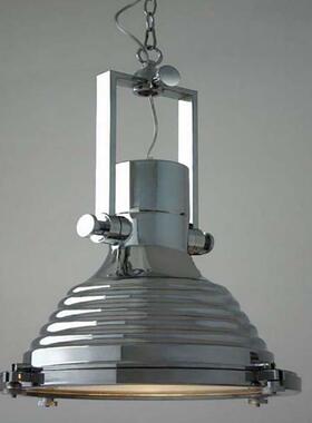 金属盖里斯loft厨房岛台灯复古工业风餐厅吊灯铬色黑色古铜色室内