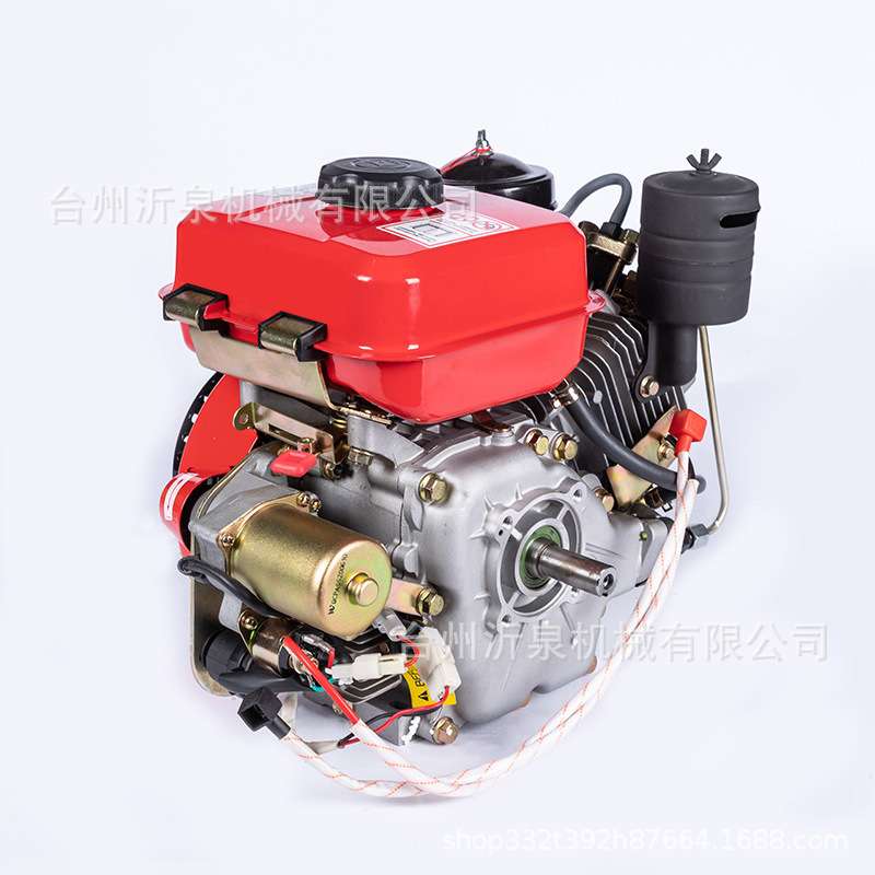 汽油柴油机170F190F发动机单缸四冲程风冷小型微耕机膨化机发动机