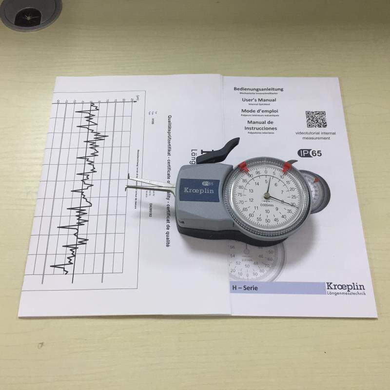 德国KROEPLIN古沃匹林机械指针式内槽测量卡规H105 D220 ID 6080