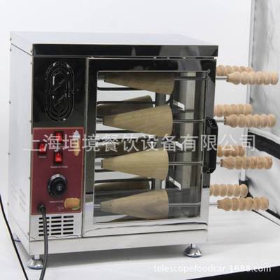 chimney cake oven 出口匈牙利烟囱卷烤箱 烟囱面包卷机器设备