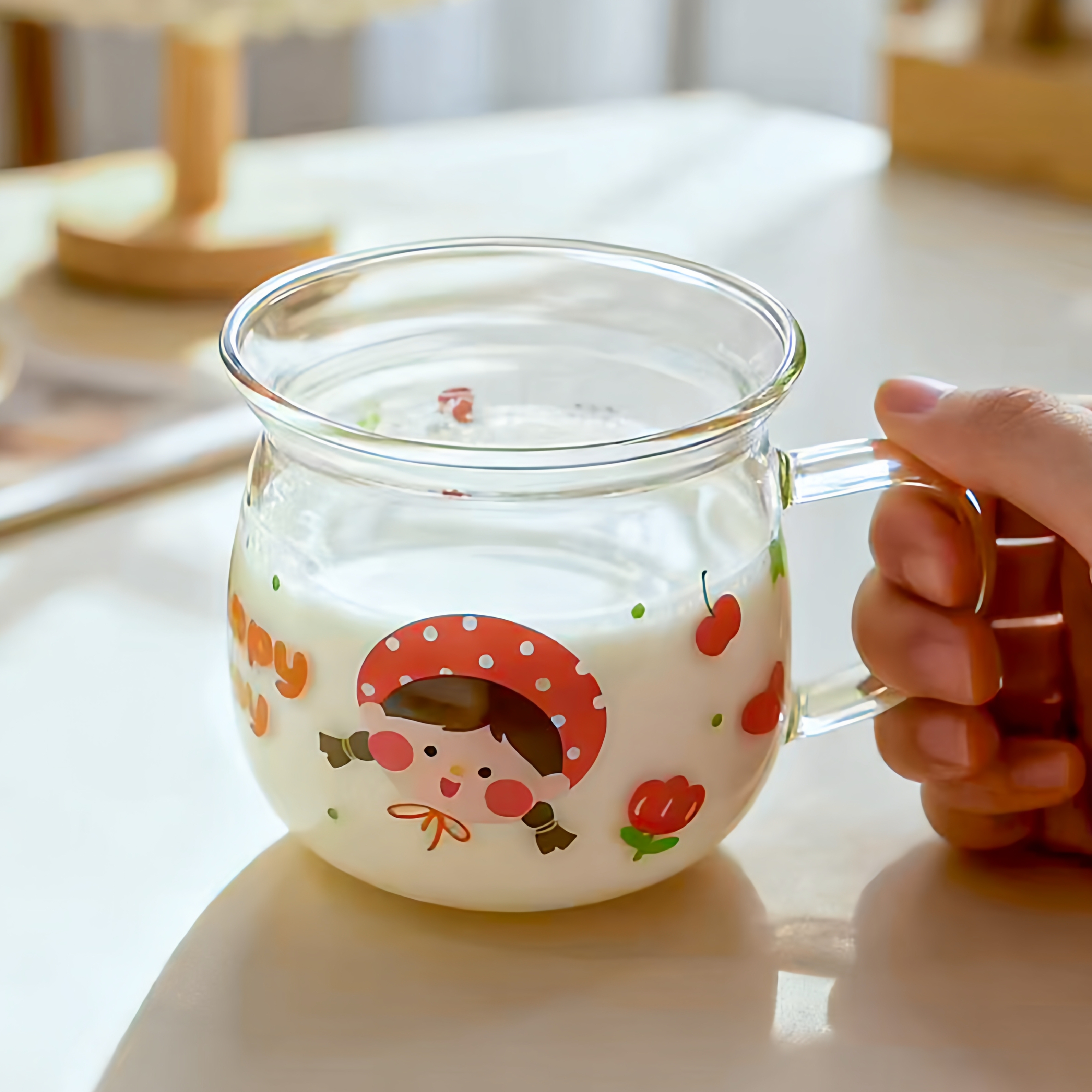 造型别致颜值高高硼硅耐高温可用微波炉加热