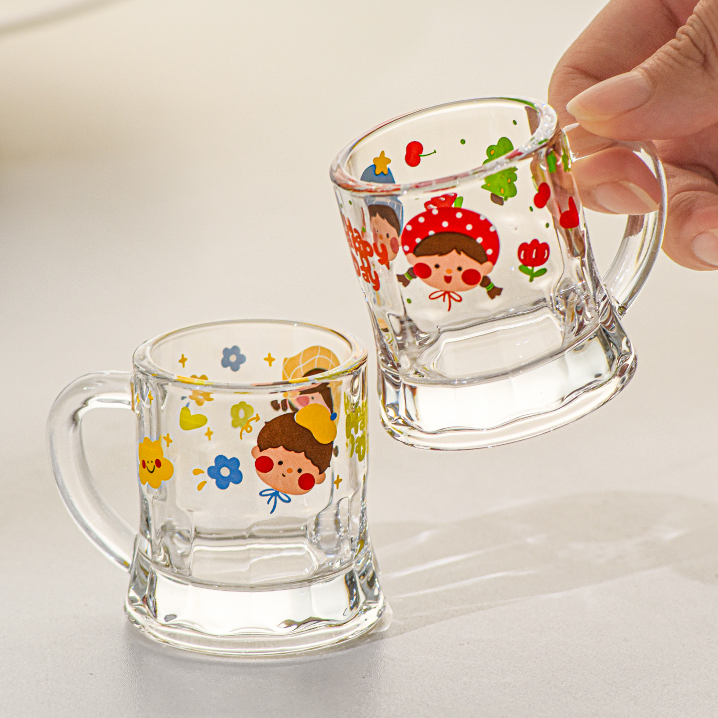 可爱卡通迷你酒杯一口杯