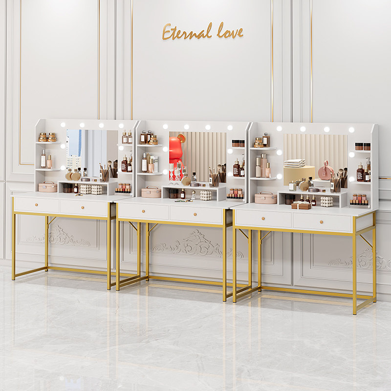 速发用楼化妆妆带灯专业彩妆婚纱店学校化妆师专影化台桌院梳妆台