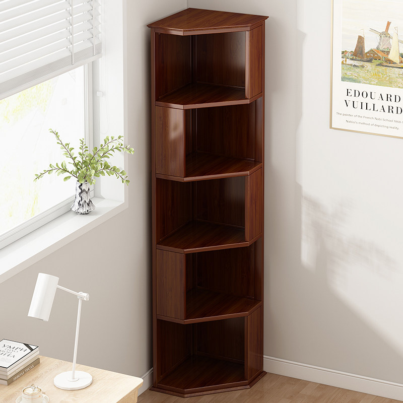 速发转角置物架落地收纳客厅沙发夹角拐角转直角柜缝柜小尺寸三角