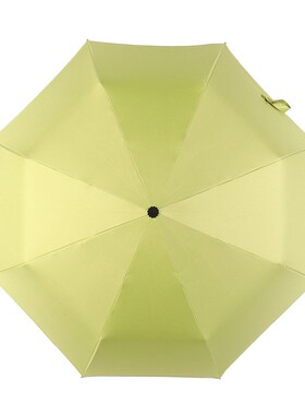 速发创意木伞折伞黑胶纯晒太伞遮防色折叠雨三礼品广告伞