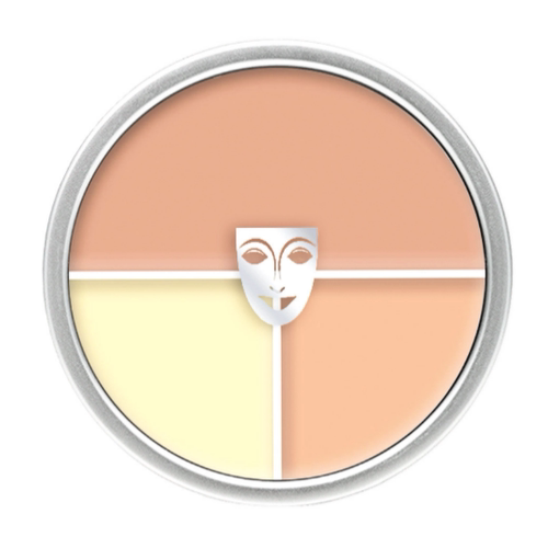 kryolan 面具魅影三色遮瑕#G号 大块肤色底妆盘