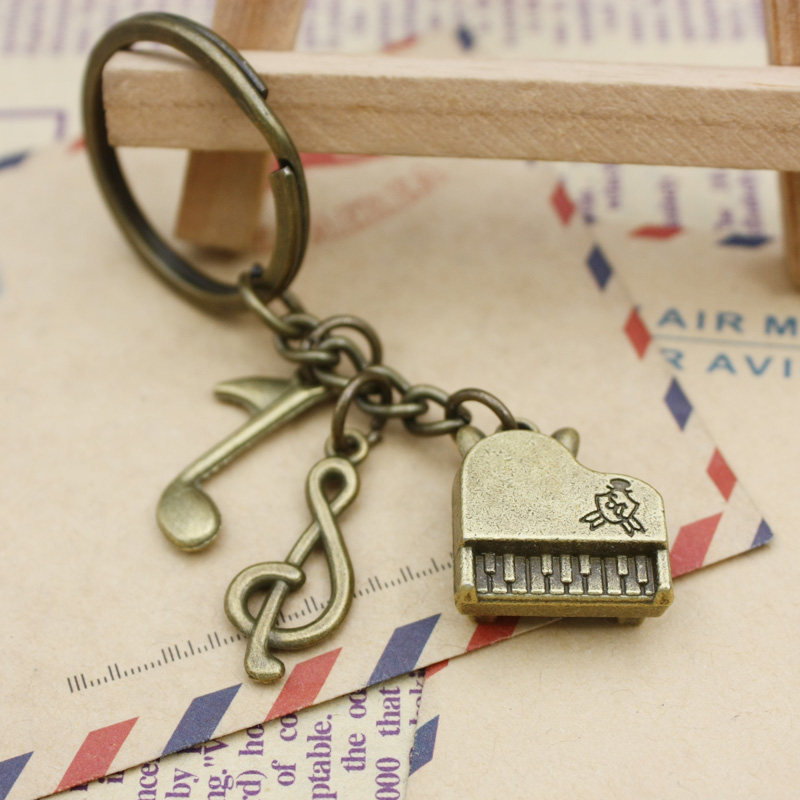 迷你金属钢琴模型小挂件创意可爱钥匙扣个性挂件挂饰男女学生礼物