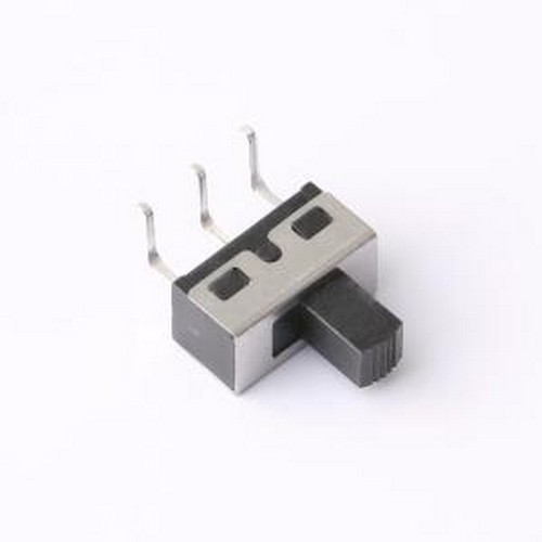 HX SS12D10G6 滑动开关 两档立式插件 3脚拨动开关 柄长6.0mm 插