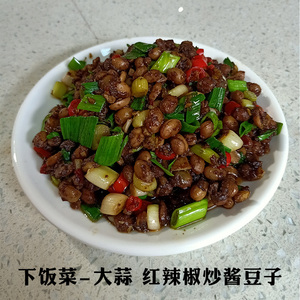 湖南酱豆子益阳土特产手工散装腊八豆咸香开胃下饭菜霉豆豉500g