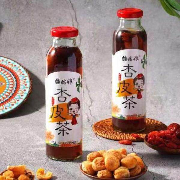 新疆疆姑娘杏皮茶酸梅汤西梅汁蓝莓黑枸杞风味饮料网红凉茶直发