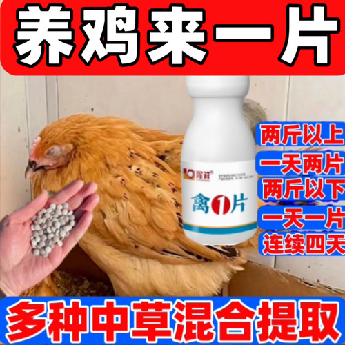 禽来一片养鸡专用救急用各种复杂情况使适用金银花甘草多种中草
