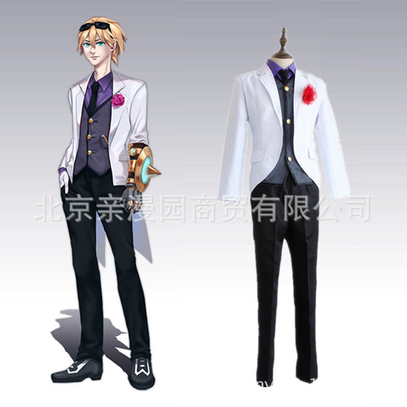游戏LOL英雄联盟光执事伊泽瑞尔cos服cosplay服装