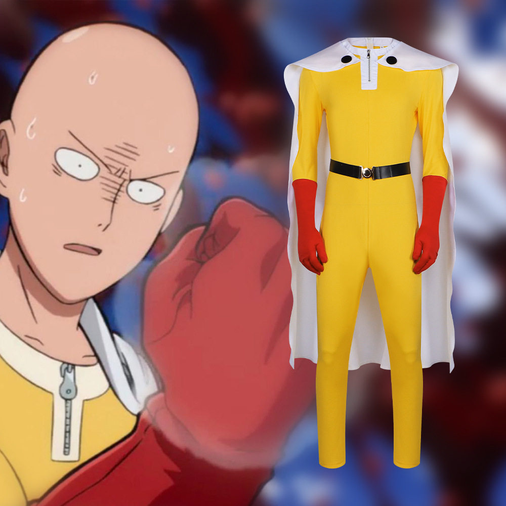 一拳超人cos服埼玉战栗的龙卷地狱的吹雪战斗服cosplay舞台扮演服