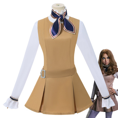 跨境外贸款梅根cos服梅根2.0版cos制服连衣裙角色扮演cosplay表演