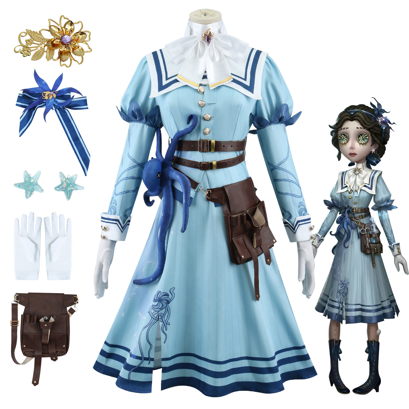 第五人格cos服医生永生花cosplay游戏动漫角色扮演服装套装图片