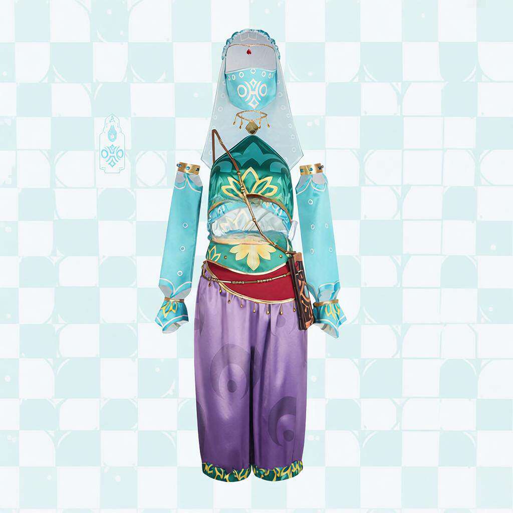 塞尔达传说cos服游戏精灵公主沙漠服公主舞蹈裙cosplay万圣节服装