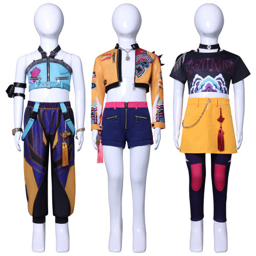 现货儿童款K-POP猎魔女团cos鲁米佐伊米拉cos韩流巨星cosplay跨境