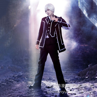 】动漫吸血鬼骑士锥生零cos服黑制校服cosplay服装【亲漫园男