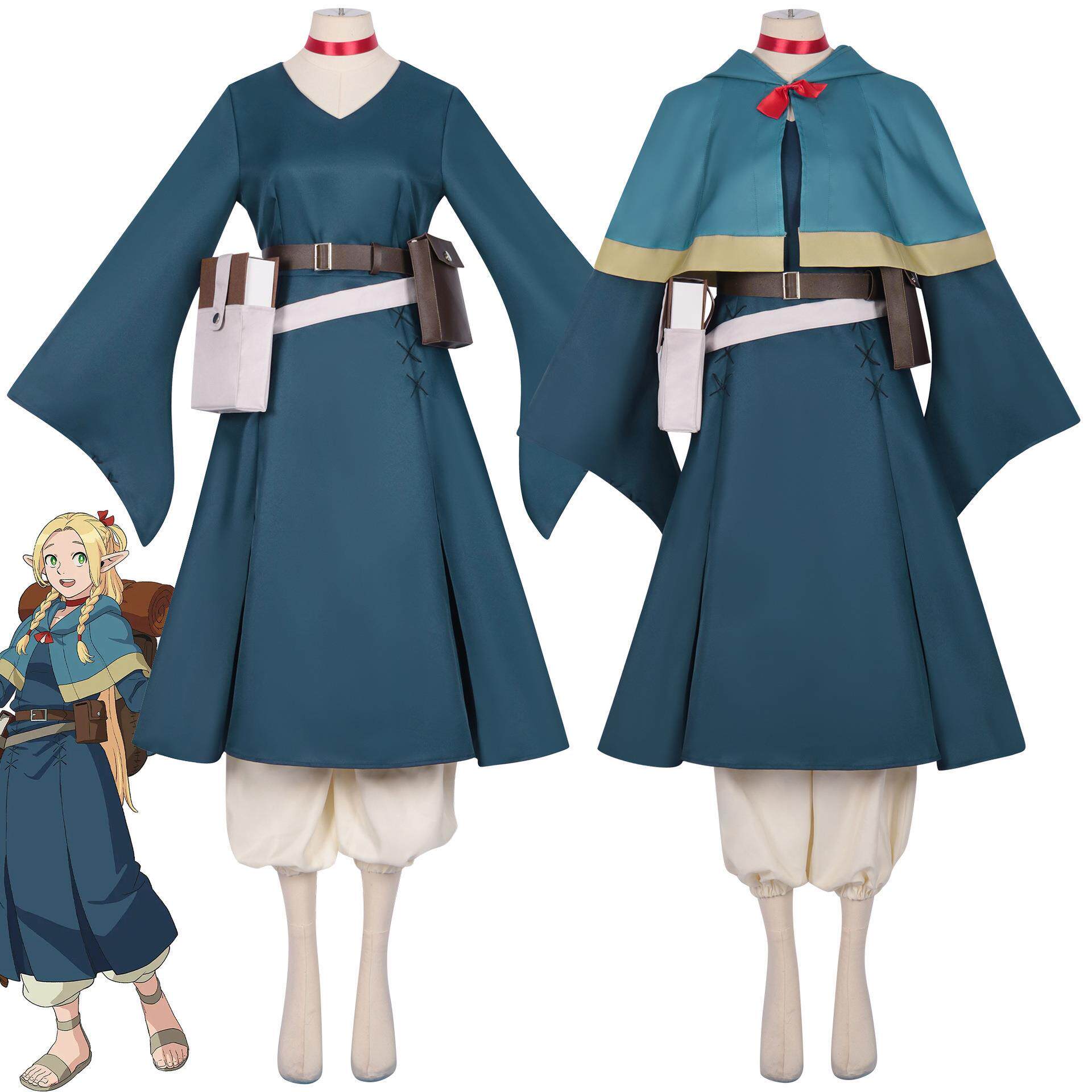 迷宫饭玛露希尔cos服二次元动漫魔法精灵全套cosplay服装